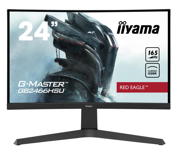 iiyama G-Master GB2466HSU Red Eagle Curved - 609827 - zdjęcie